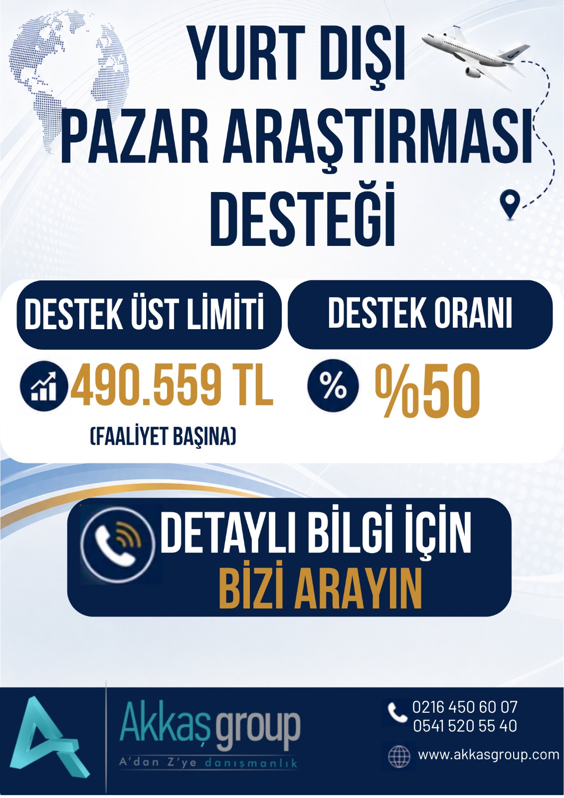 YURT DIŞI PAZAR ARAŞTIRMASI DESTEĞİ